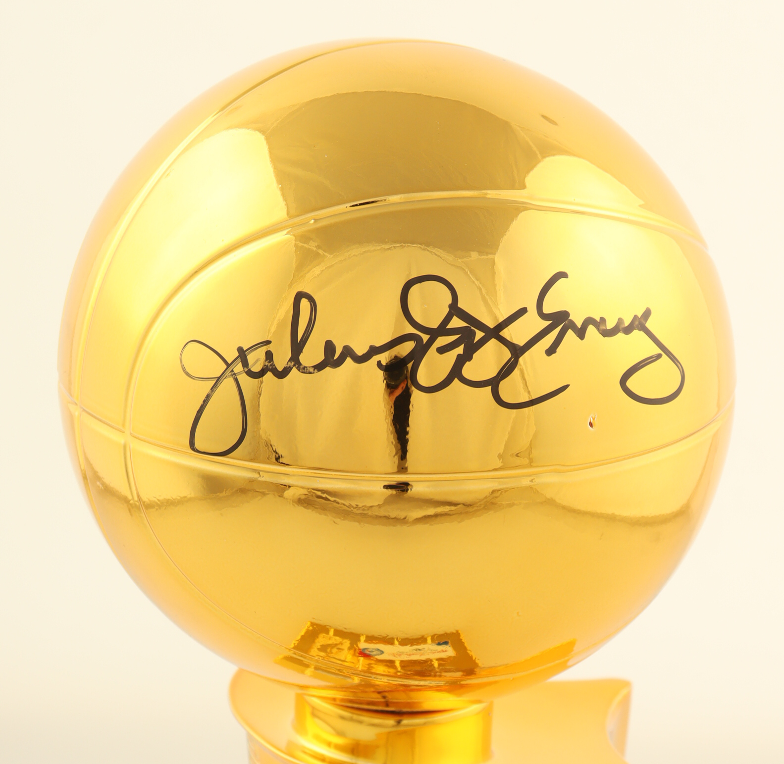 Julius "Dr. J" Erving Signed 1983 12" Replica 76ers NBA Championship Trophy (Fanatics) at PristineAuction.com Julius "Dr. J" Erving Signed 1983 12" Replica 76ers NBA Championship Trophy (Fanatics) at PristineAuction.com