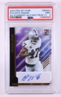 Davante Adams 2024 Pro Set Pure Autograph Stardust Gold Spectrum #BADA1 #1/1 (PSA 9) at PristineAuction.com