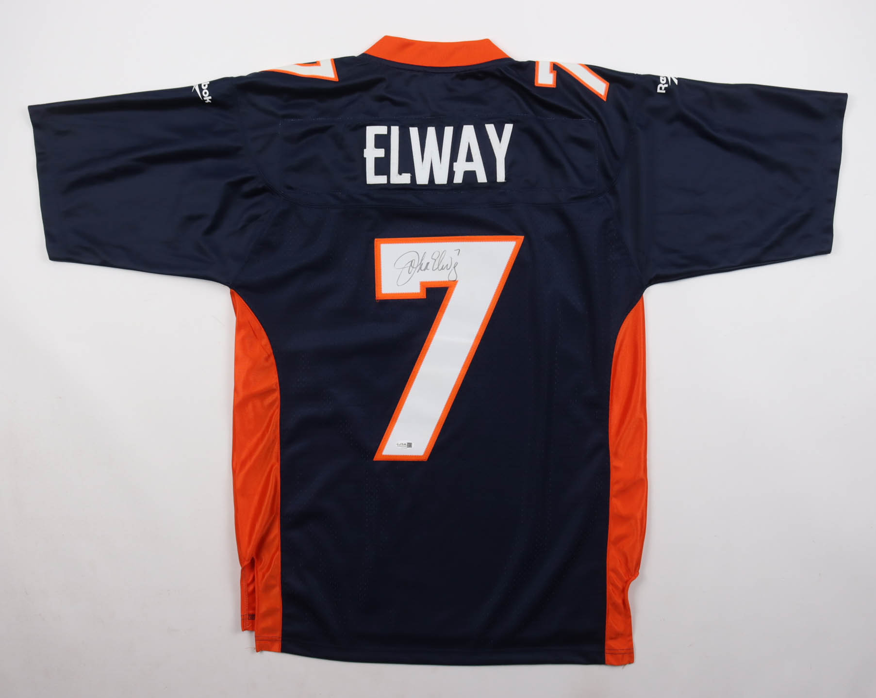 John Elway Signed Broncos Reebok Authentic Jersey (JSA) at PristineAuction.com John Elway Signed Broncos Reebok Authentic Jersey (JSA) at PristineAuction.com