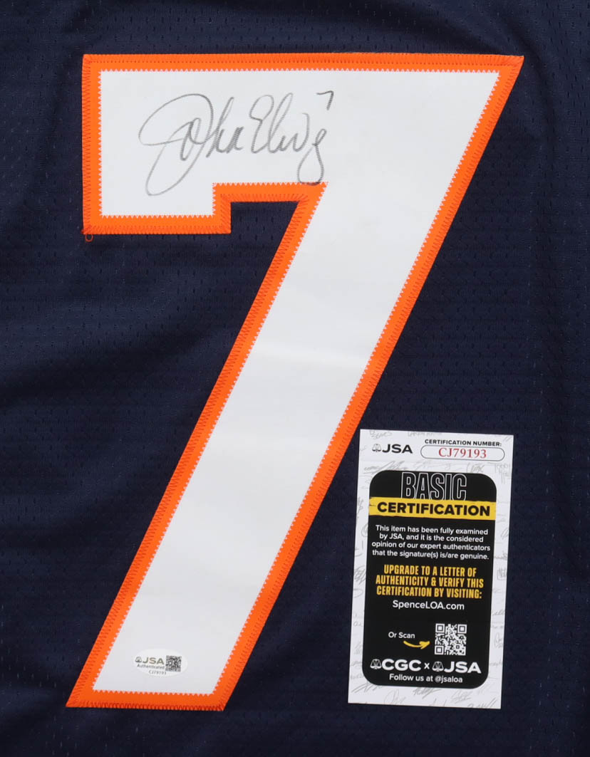 John Elway Signed Broncos Reebok Authentic Jersey (JSA) at PristineAuction.com John Elway Signed Broncos Reebok Authentic Jersey (JSA) at PristineAuction.com