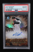 Paul Skenes 2024 Bowman Chrome Gladiators of the Diamond Autographs #GDAPS RC #79/99 (PSA 10) at PristineAuction.com