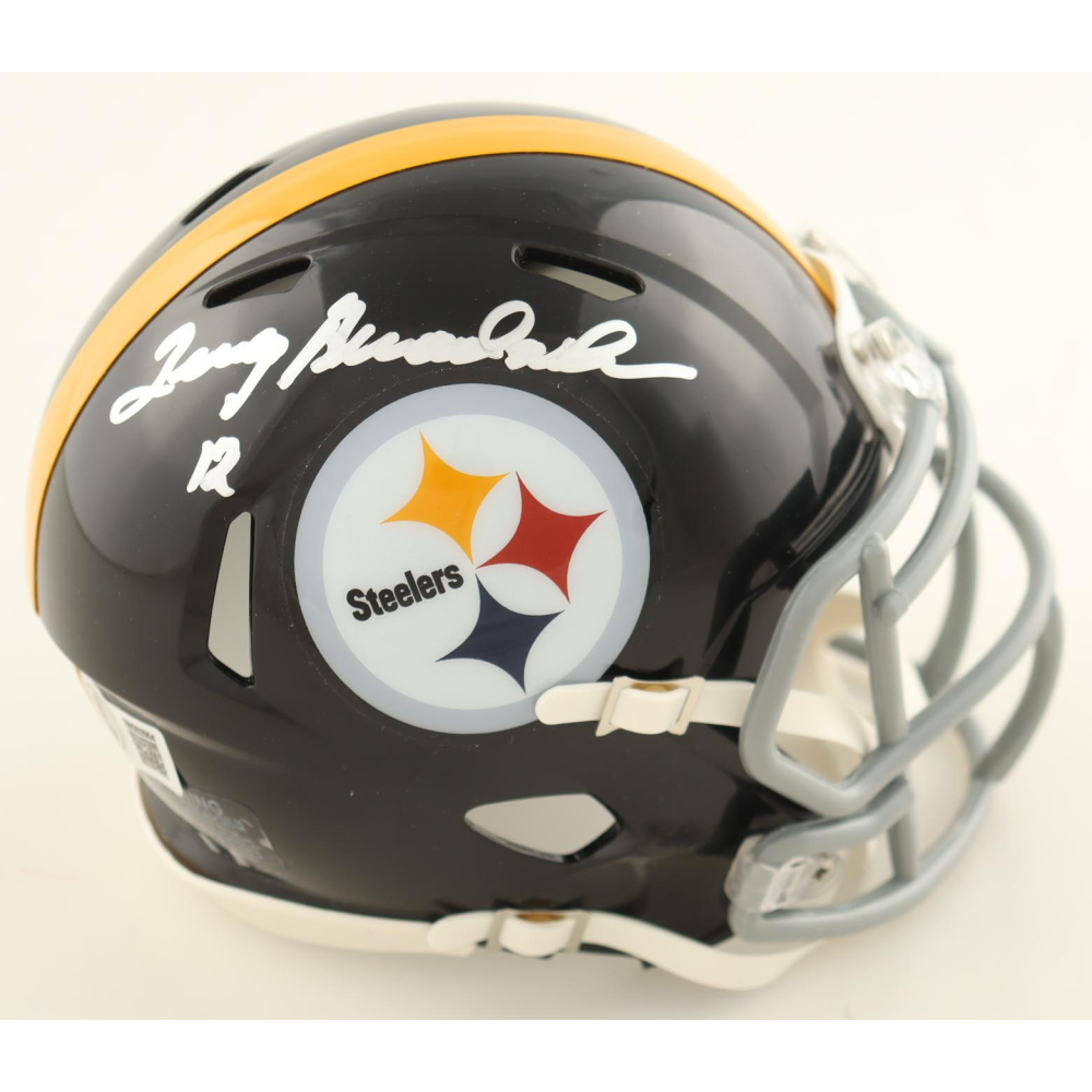Terry Bradshaw Signed Steelers Speed Mini Helmet (Beckett) at PristineAuction.com