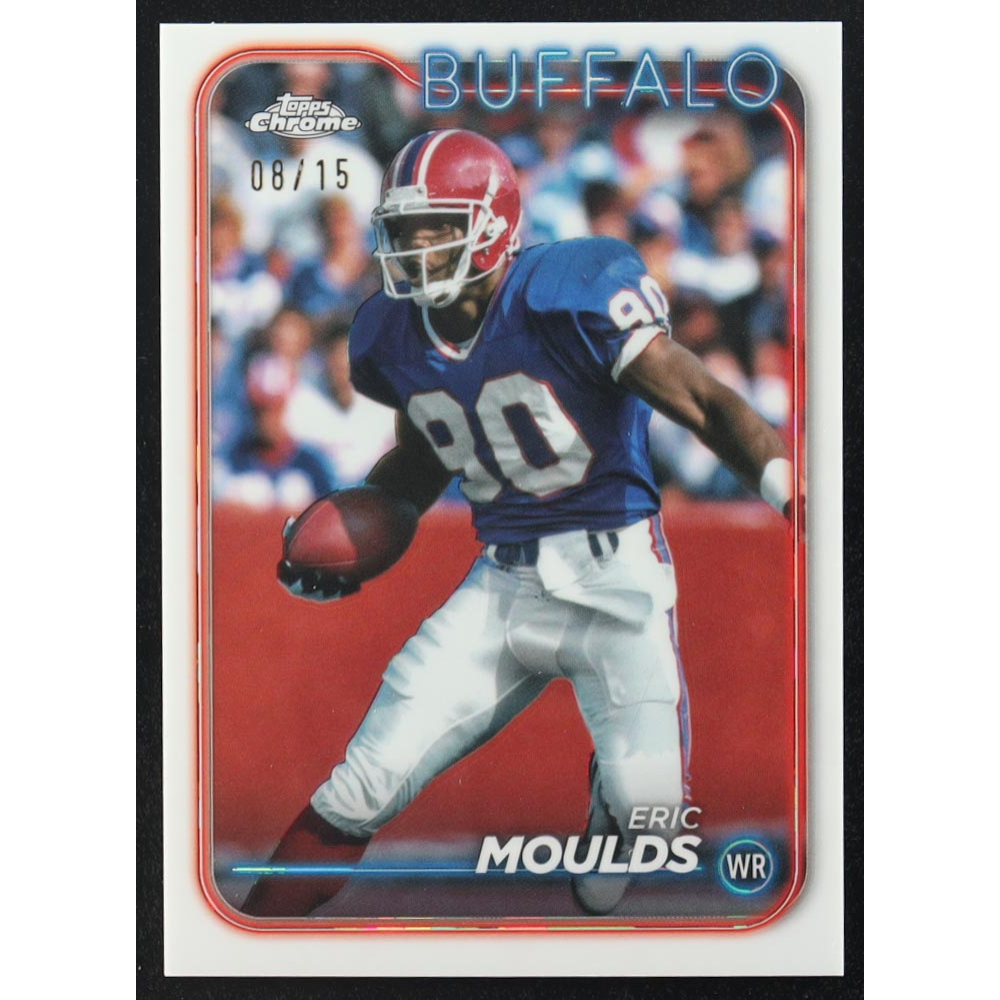 Eric Moulds 2024 Topps Chrome Sapphire White #12 #8/15 at PristineAuction.com