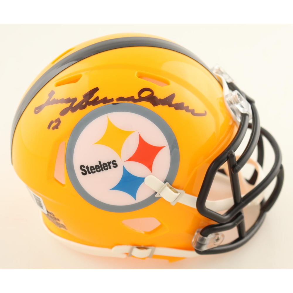 Terry Bradshaw Signed Steelers Speed Mini Helmet (Beckett) at PristineAuction.com