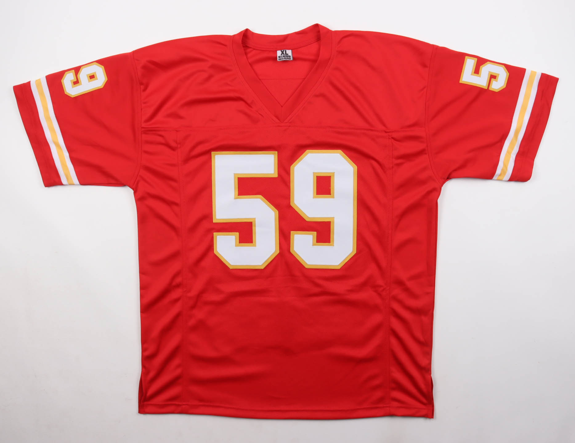 Dwayne Bowe, Derrick Johnson, Will Shields & Tony Richardson Signed "Chiefs Hall of Fame" Jersey (Beckett & JSA) at PristineAuction.com Dwayne Bowe, Derrick Johnson, Will Shields & Tony Richardson Signed "Chiefs Hall of Fame" Jersey (Beckett & JSA) at PristineAuction.com