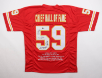 Dwayne Bowe, Derrick Johnson, Will Shields & Tony Richardson Signed "Chiefs Hall of Fame" Jersey (Beckett & JSA) at PristineAuction.com