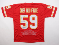 Dwayne Bowe, Derrick Johnson, Will Shields & Tony Richardson Signed "Chiefs Hall of Fame" Jersey (Beckett & JSA) at PristineAuction.com