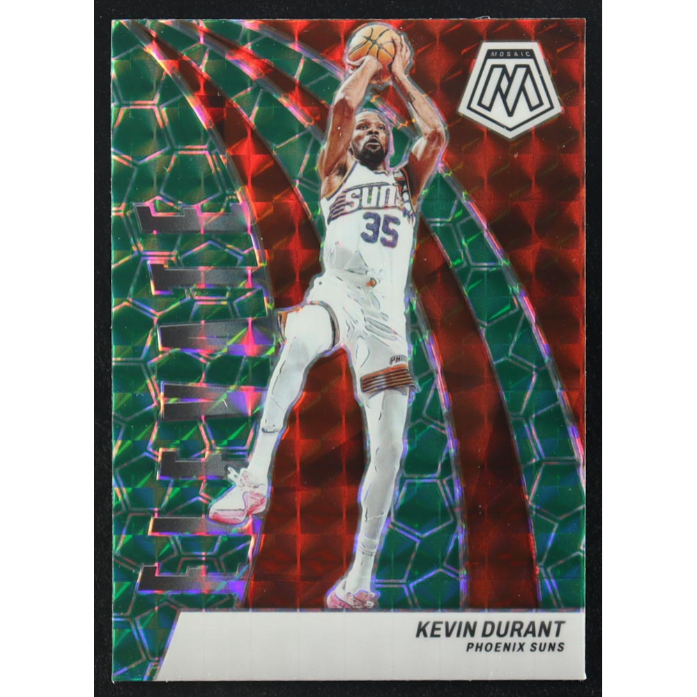 Kevin Durant 2023-24 Panini Mosaic Elevate Mosaic Green #16 at PristineAuction.com