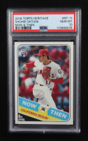 Shohei Ohtani 2018 Topps Heritage Now and Then #NT11 RC (PSA 10) at PristineAuction.com