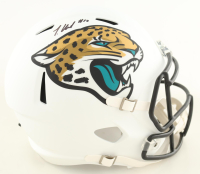 Travis Hunter Signed Jaguars Full-Size Speed Helmet (Beckett) at PristineAuction.com