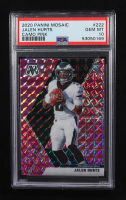 Jalen Hurts 2020 Panini Mosaic Mosaic Camo Pink #222 RC (PSA 10) at PristineAuction.com