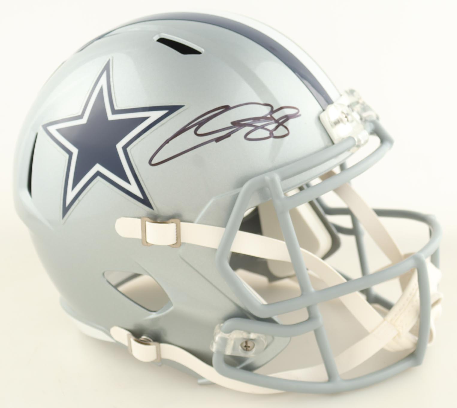 Ceedee Lamb Signed Cowboys Full-Size Speed Helmet (Fanatics) at PristineAuction.com Ceedee Lamb Signed Cowboys Full-Size Speed Helmet (Fanatics) at PristineAuction.com