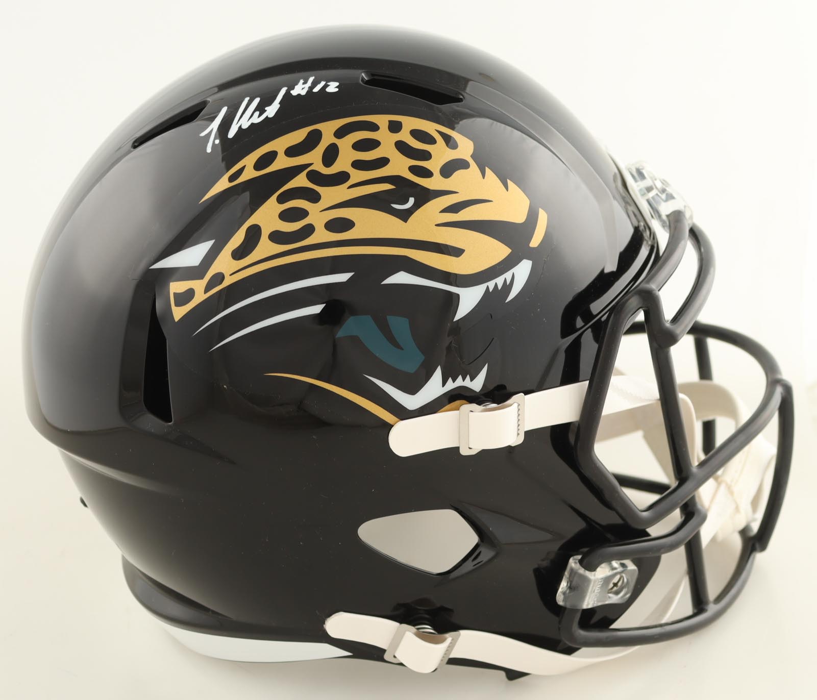 Travis Hunter Signed Jaguars Full-Size Speed Helmet (Beckett) at PristineAuction.com Travis Hunter Signed Jaguars Full-Size Speed Helmet (Beckett) at PristineAuction.com