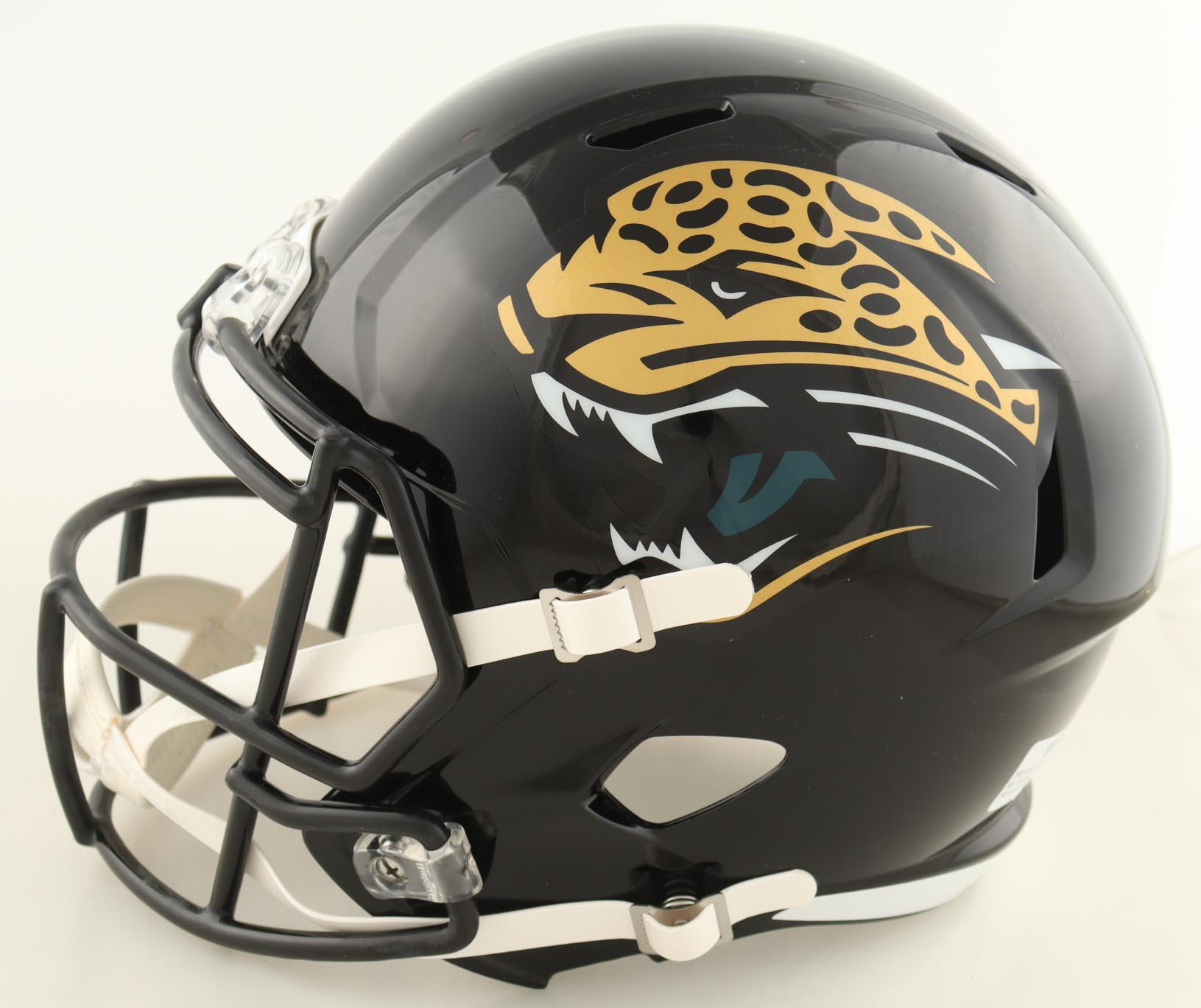 Travis Hunter Signed Jaguars Full-Size Speed Helmet (Beckett) at PristineAuction.com Travis Hunter Signed Jaguars Full-Size Speed Helmet (Beckett) at PristineAuction.com