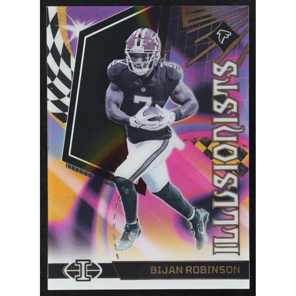 Bijan Robinson 2023 Panini Illusions Illusionists #11 RC at PristineAuction.com