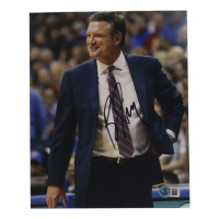 Bill Self Signed Kansas Jayhawks 8x10 Photo (Beckett) at PristineAuction.com