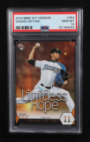 Shohei Ohtani 2014 BBM 1st Version #354 RC (PSA 10) at PristineAuction.com