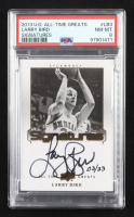 Larry Bird 2013 Upper Deck All-Time Greats Signatures #ATGLB3 #03/33 (PSA 8) at PristineAuction.com