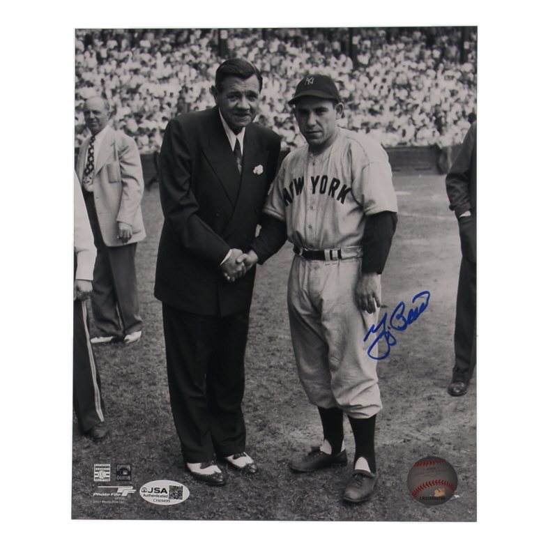 Yogi Berra Signed Yankees 8x10 Photo (JSA) at PristineAuction.com Yogi Berra Signed Yankees 8x10 Photo (JSA) at PristineAuction.com