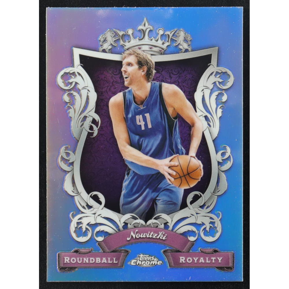 Dirk Nowitzki 2023-24 Topps Chrome Roundball Royalty #RR4 at PristineAuction.com
