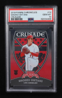 Shohei Ohtani 2018 Panini Crusade #14 RC (PSA 10) at PristineAuction.com
