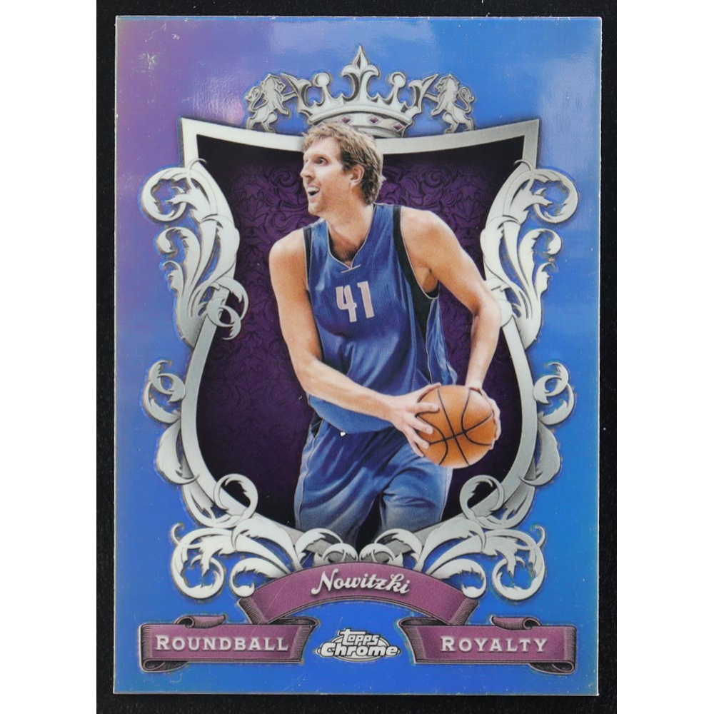 Dirk Nowitzki 2023-24 Topps Chrome Roundball Royalty #RR4 at PristineAuction.com