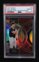 Paul Skenes 2024 Select Premier Level Prizms Maroon #10 RC #046/149 (PSA 10) at PristineAuction.com