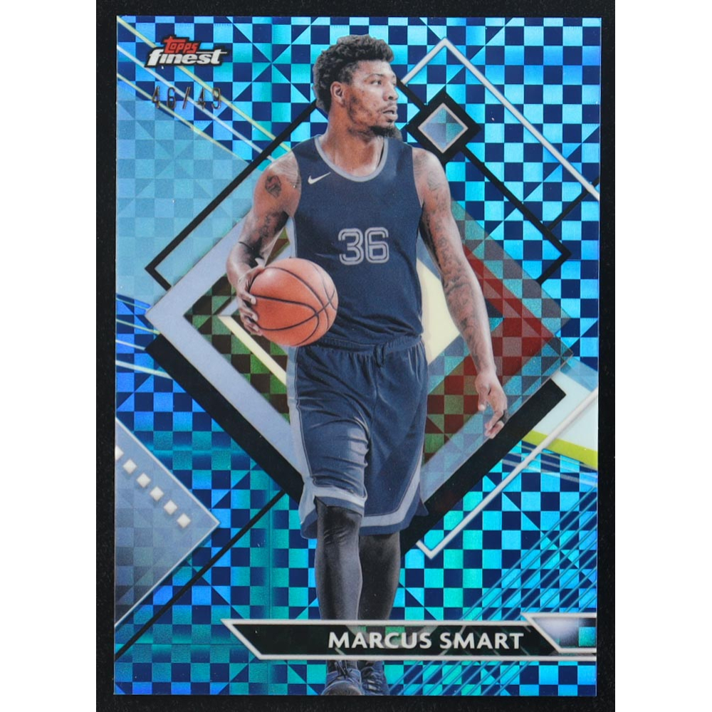 Marcus Smart 2023-24 Finest Blue Checkerboard Refractors #206 #46/49 at PristineAuction.com