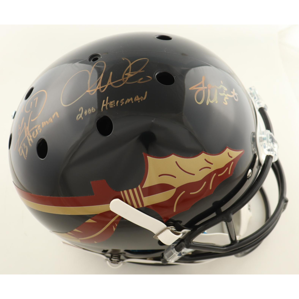 Charlie Ward, Chris Weinke & Jameis Winston Signed Florida Seminoles Full-Size Helmet Inscribed "93 Heisman" & "2000 Heisman" (JSA) at PristineAuction.com