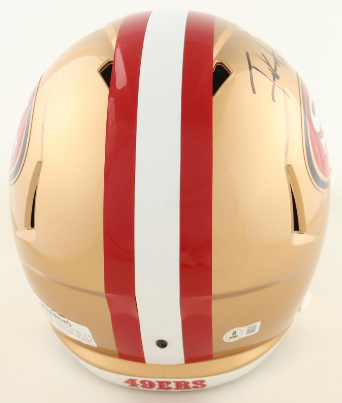 Frank Gore Signed 49ers Full-Size Speed Helmet (Beckett) at PristineAuction.com Frank Gore Signed 49ers Full-Size Speed Helmet (Beckett) at PristineAuction.com
