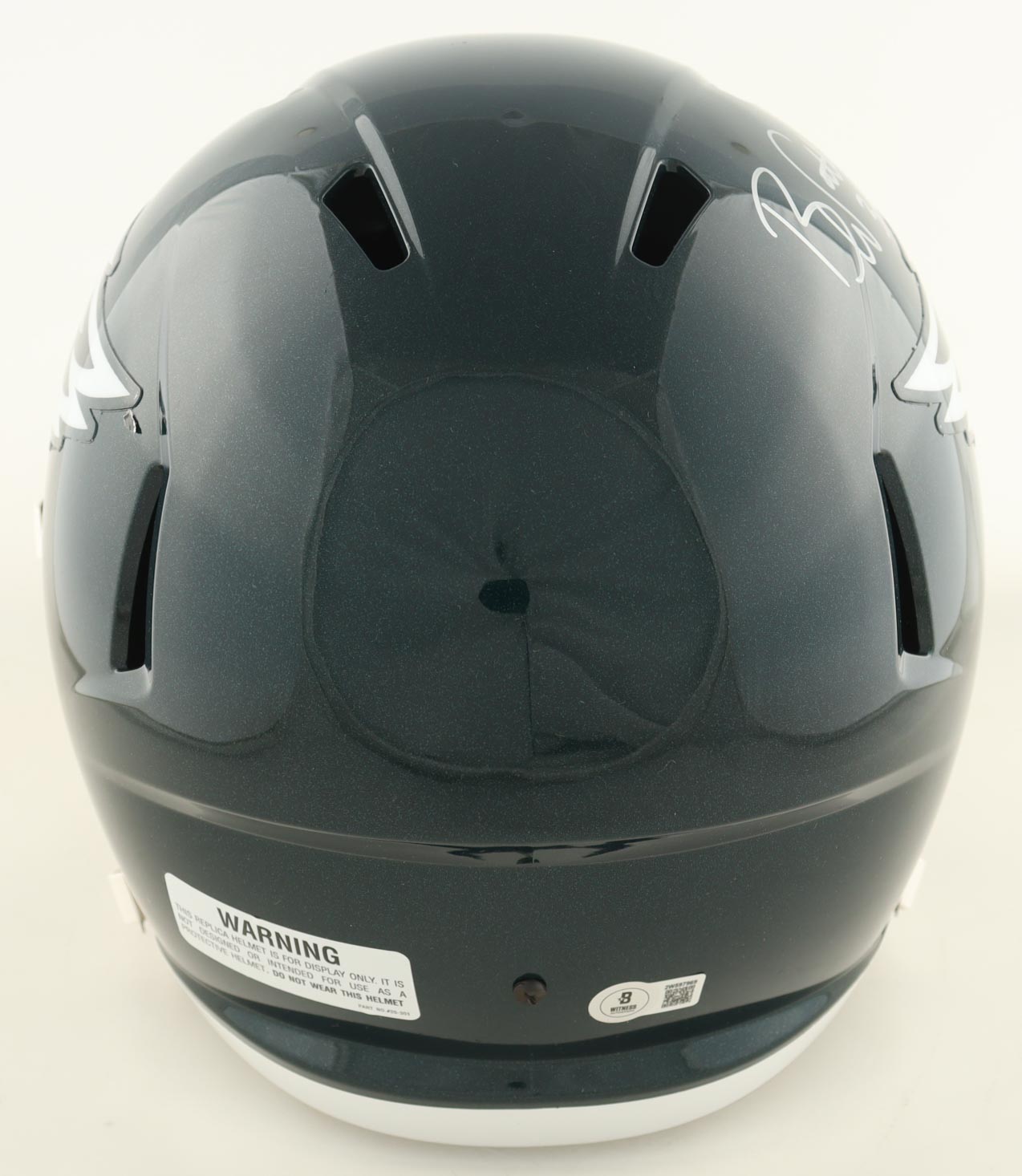 Brian Westbrook Signed Eagles Full-Size Speed Helmet (Beckett) at PristineAuction.com Brian Westbrook Signed Eagles Full-Size Speed Helmet (Beckett) at PristineAuction.com