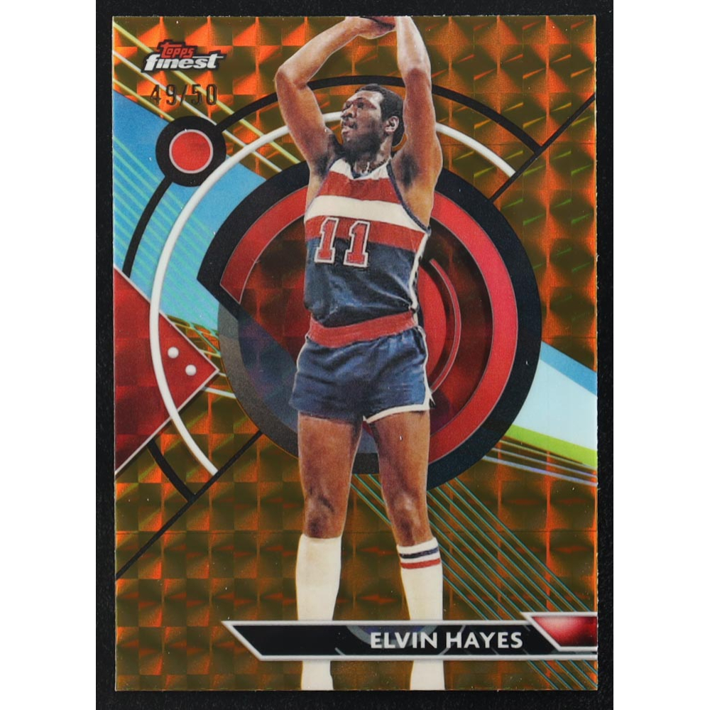 Elvin Hayes 2023-24 Finest Gold Refractors #75 #49/50 at PristineAuction.com