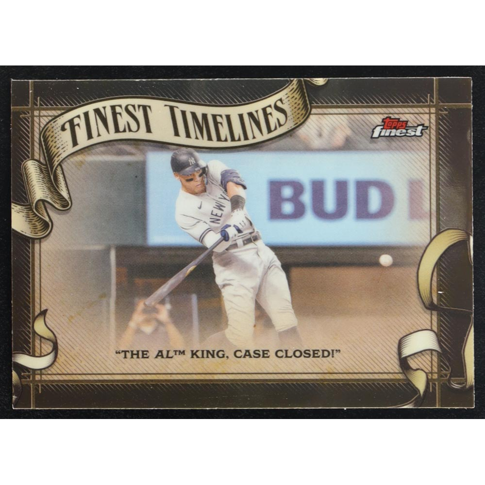 Aaron Judge 2025 Topps Finest Timelines #FT11 at PristineAuction.com