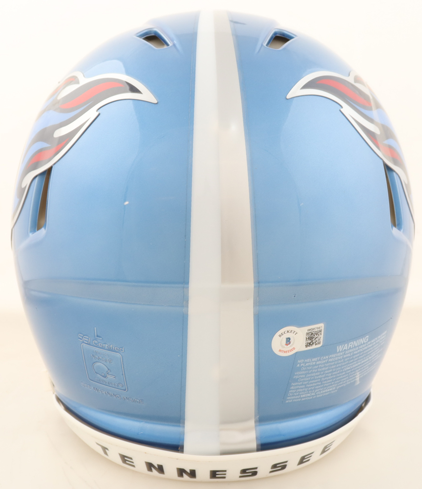 A. J. Brown Signed Titans Full-Size Authentic On-Field Flash Alternate Speed Helmet (Beckett) at PristineAuction.com A. J. Brown Signed Titans Full-Size Authentic On-Field Flash Alternate Speed Helmet (Beckett) at PristineAuction.com