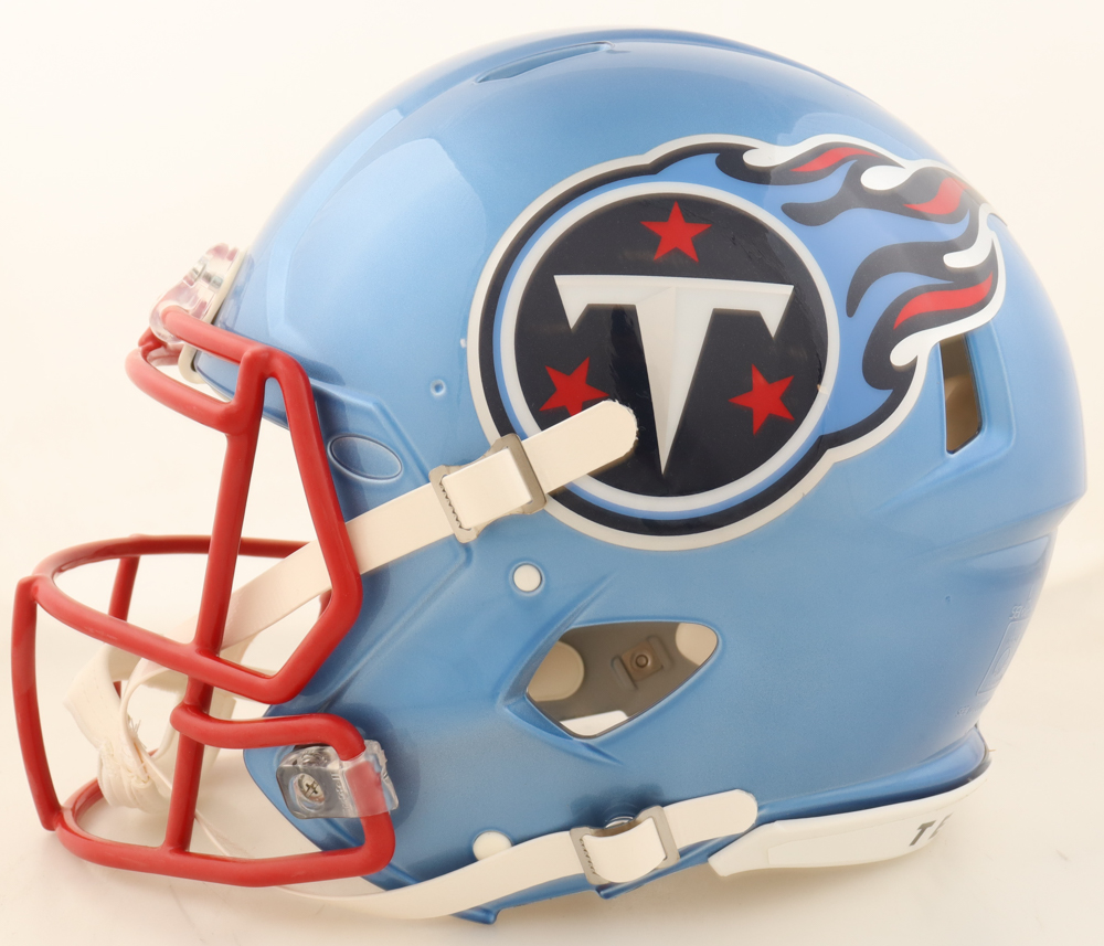 A. J. Brown Signed Titans Full-Size Authentic On-Field Flash Alternate Speed Helmet (Beckett) at PristineAuction.com A. J. Brown Signed Titans Full-Size Authentic On-Field Flash Alternate Speed Helmet (Beckett) at PristineAuction.com