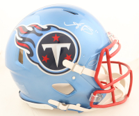 A. J. Brown Signed Titans Full-Size Authentic On-Field Flash Alternate Speed Helmet (Beckett) at PristineAuction.com