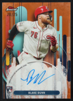 Blake Dunn 2025 Finest Autographs Orange Refractors #FABDU RC #20/25 at PristineAuction.com