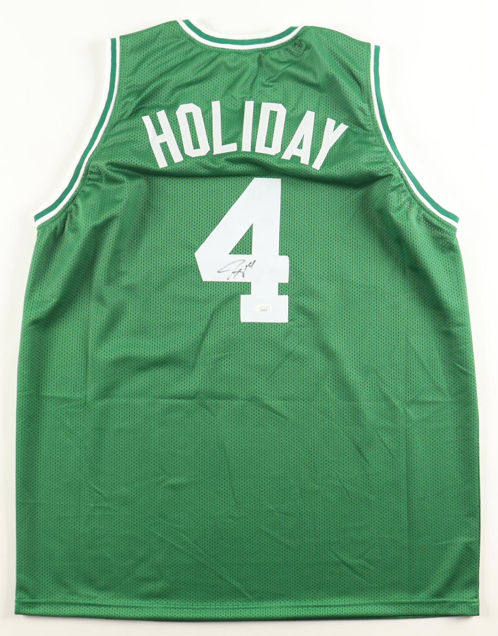 Jrue Holiday Signed Jersey (JSA) at PristineAuction.com Jrue Holiday Signed Jersey (JSA) at PristineAuction.com