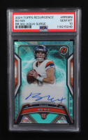 Bo Nix 2024 Topps Resurgence Resurgence Rookie Signatures Aqua Surge #RRSBN RC #156/249 (PSA 10) at PristineAuction.com