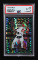 Jalen Hurts 2023 Select Prizm Dragon Scale #79 #25/70 (PSA 10) at PristineAuction.com