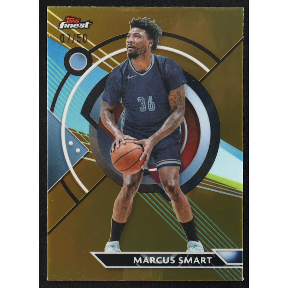 Marcus Smart 2023-24 Finest Gold Refractors #5 #7/50 at PristineAuction.com