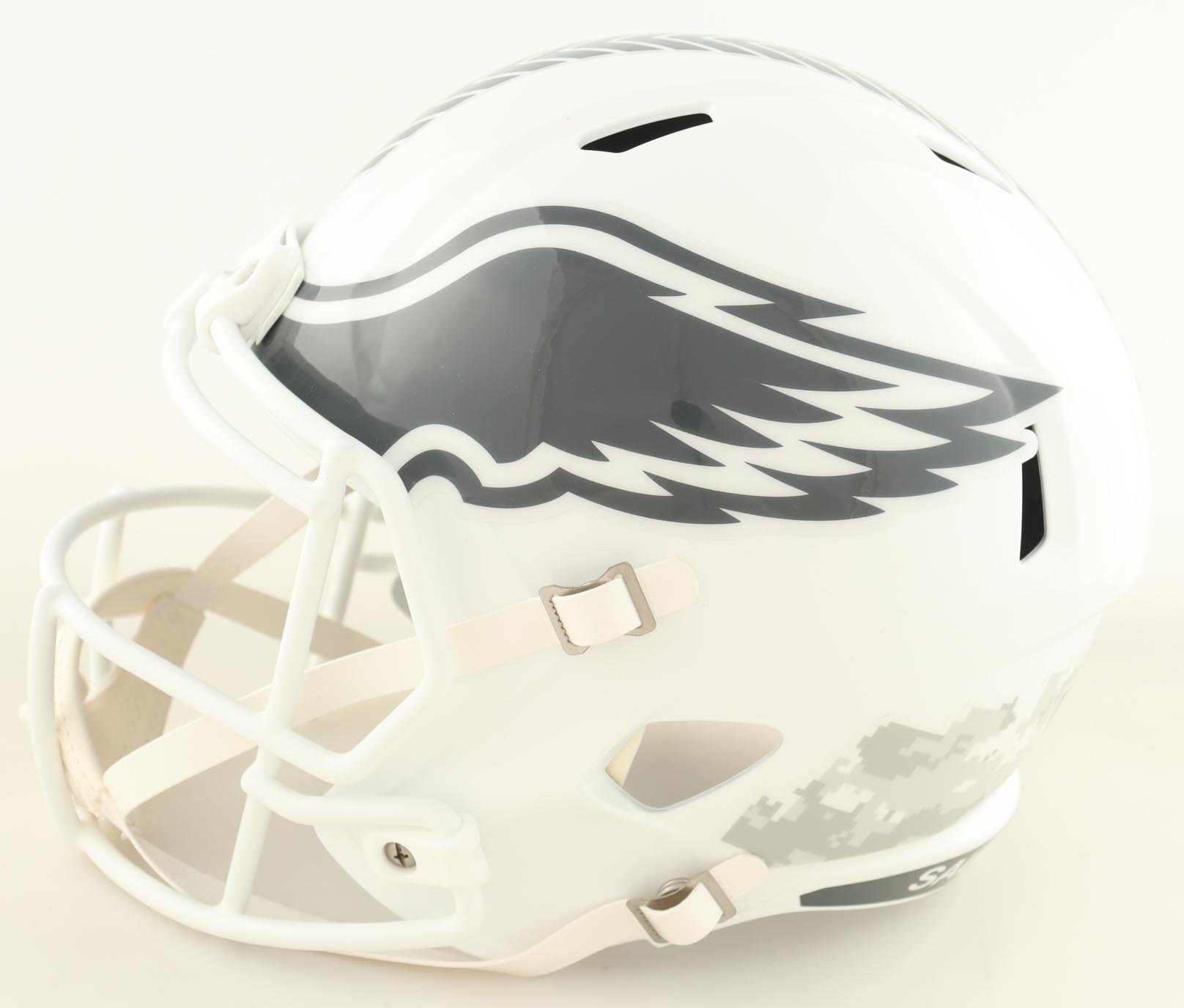 Brandon Graham Signed Eagles Full-Size Salute to Service Alternate Speed Helmet (Beckett) at PristineAuction.com Brandon Graham Signed Eagles Full-Size Salute to Service Alternate Speed Helmet (Beckett) at PristineAuction.com