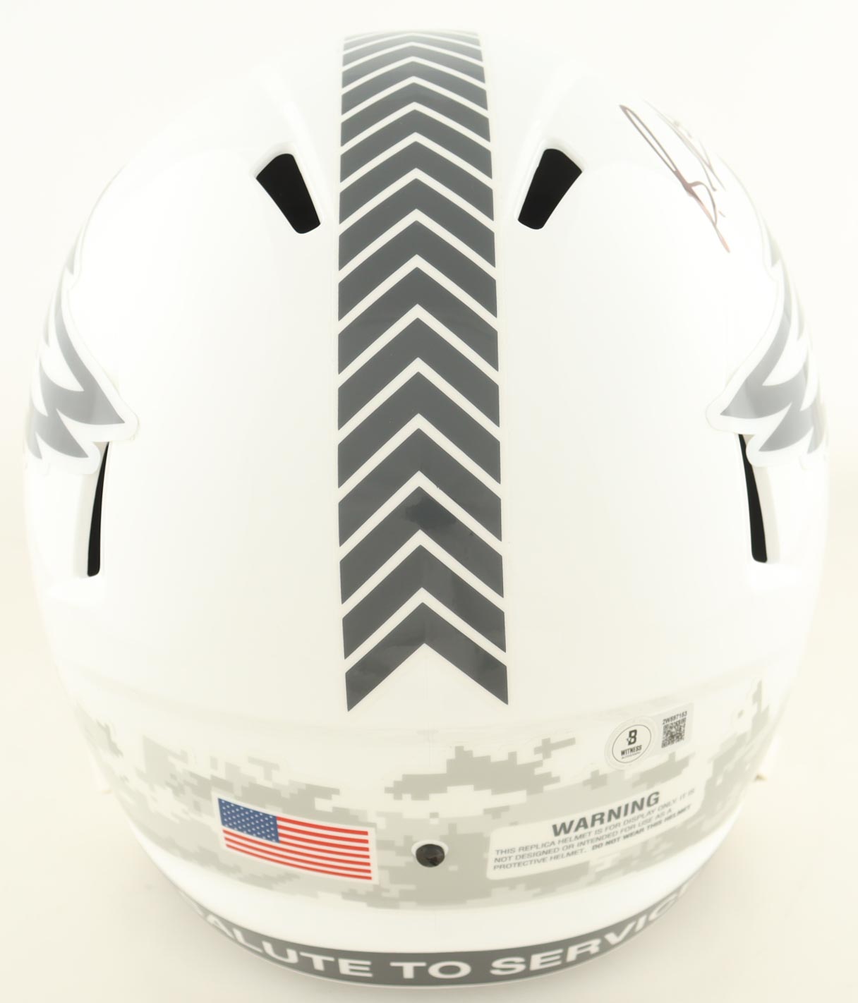 Brandon Graham Signed Eagles Full-Size Salute to Service Alternate Speed Helmet (Beckett) at PristineAuction.com Brandon Graham Signed Eagles Full-Size Salute to Service Alternate Speed Helmet (Beckett) at PristineAuction.com