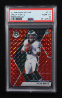 Jalen Hurts 2020 Panini Mosaic Mosaic Red #222 RC (PSA 10) at PristineAuction.com