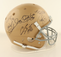 1988 Notre Dame Fighting Irish | Full-Size Helmet Signed by (6) with Tony Rice, Lou Holtz, Rocket Ismail (JSA) at PristineAuction.com