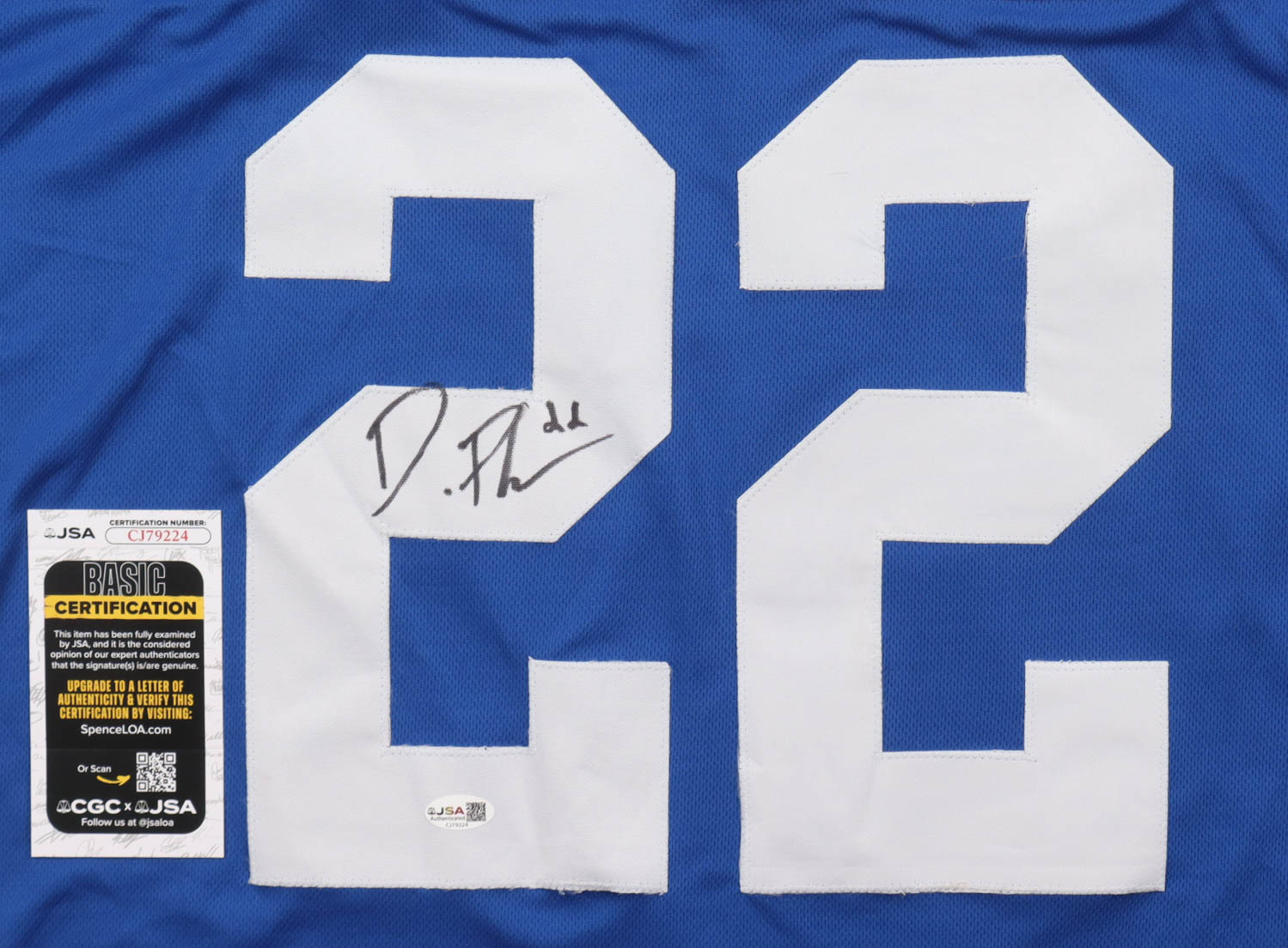 Andru Phillips Signed Jersey (JSA) at PristineAuction.com Andru Phillips Signed Jersey (JSA) at PristineAuction.com