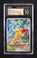 Pikachu 2023-24 Pokemon Scarlet and Violet Black Star Promos #027 (CGC 10 | Pristine Black Label) at PristineAuction.com