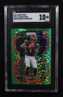 Ja'Marr Chase 2021 Panini Prizm Prizms Neon Green Pulsar #337 RC (SGC 10) at PristineAuction.com