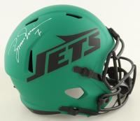 Boomer Esiason Signed Jets Full-Size Rave Alternate Speed Helmet (Beckett) at PristineAuction.com