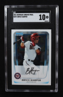 Bryce Harper 2011 Bowman Chrome Prospects #BCP1 RC (SGC 10) at PristineAuction.com